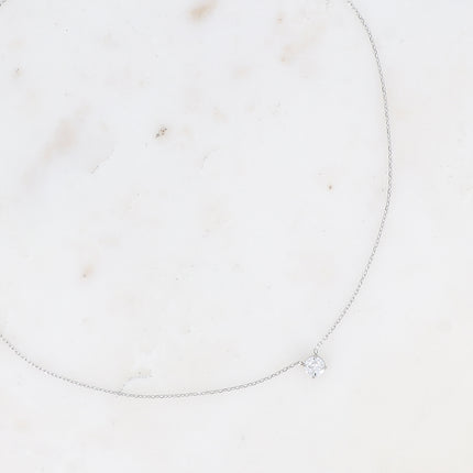 Necklace - round crystal