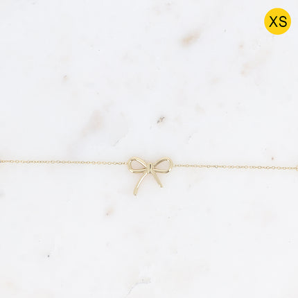 Bracelet XS - pendentif noeud papillon