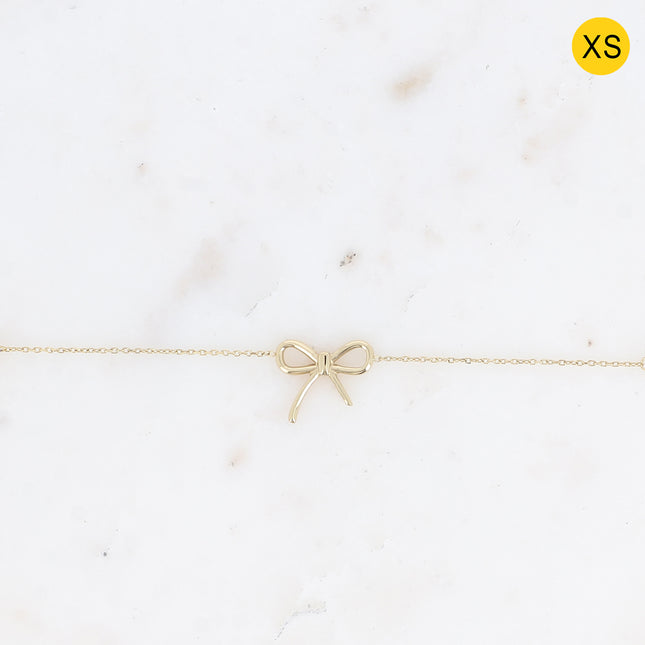 Bracelet XS - pendentif noeud papillon