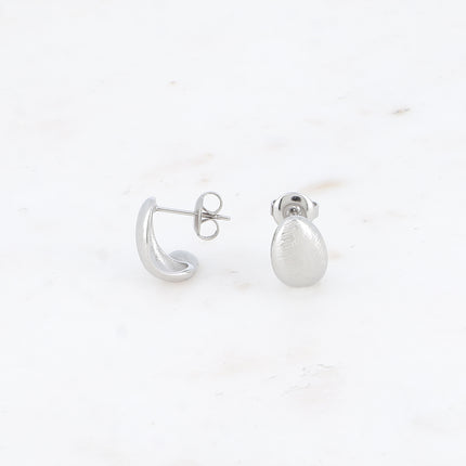 Boucles puces - forme courbée effet brossé