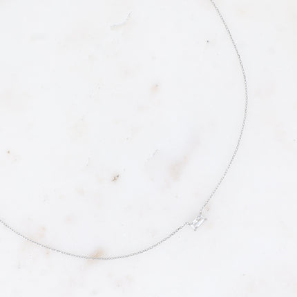 Collier - cristal rectangulaire