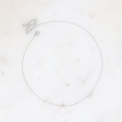 Collier - cristal rectangulaire