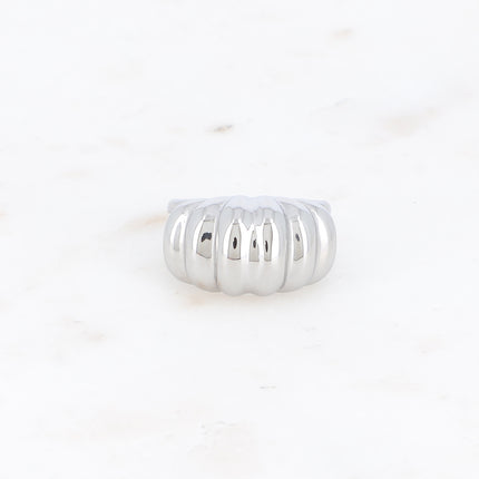 Bague Alba - effet bombée forme coquillage