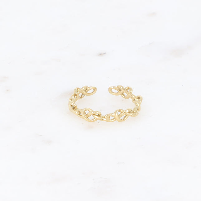 Thin ring - multi-knot lines