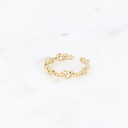 Thin ring - multi-knot lines