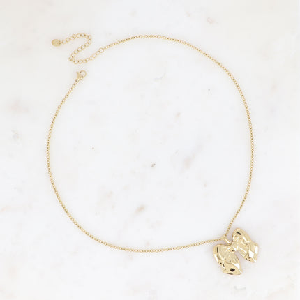 Collier Danica - gros pendentif noeud papillon
