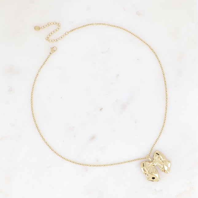 Danica Necklace - Large Bow Tie Pendant