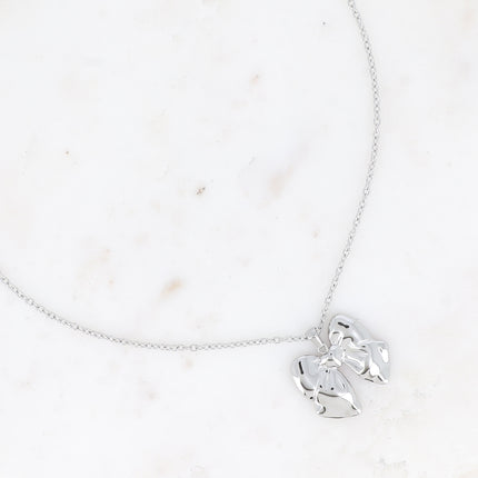 Collier Danica - gros pendentif noeud papillon