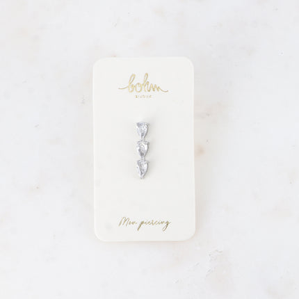 Piercing - 3 cristaux gouttes