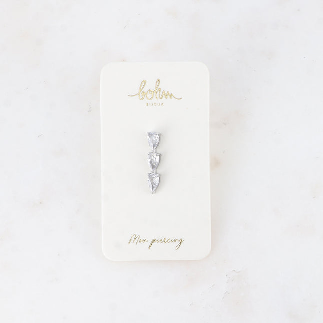 Piercing - 3 cristaux gouttes