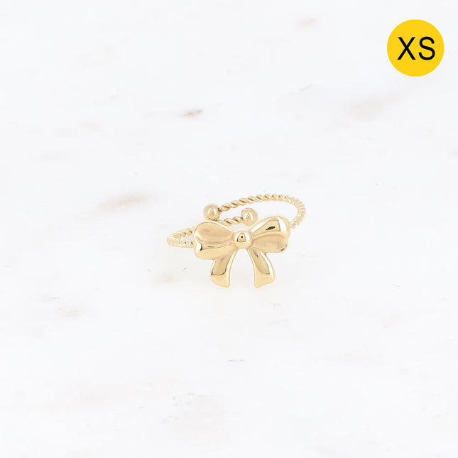 Bague fine XS - noeud papillon