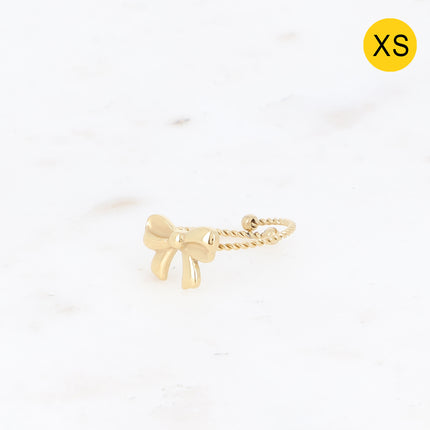 Bague fine XS - noeud papillon