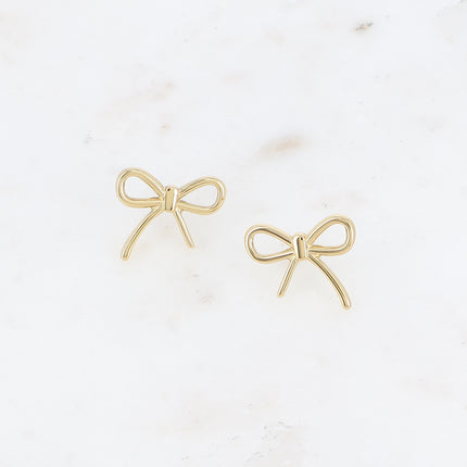 Boucles puces - noeud papillon ajouré