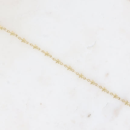 Bracelet Rosy - maille étoiles