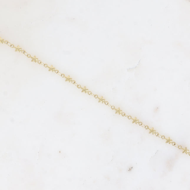 Bracelet Rosy - maille étoiles