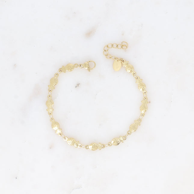 Ondine Bracelet - Small Fish Link