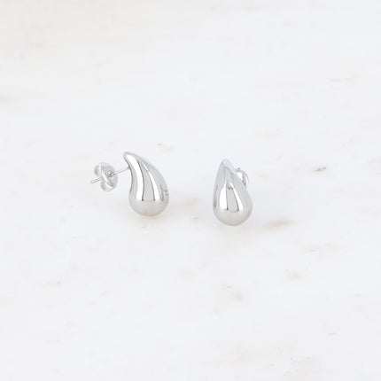 Boucles Isaé XS - mini goutte avec liseré