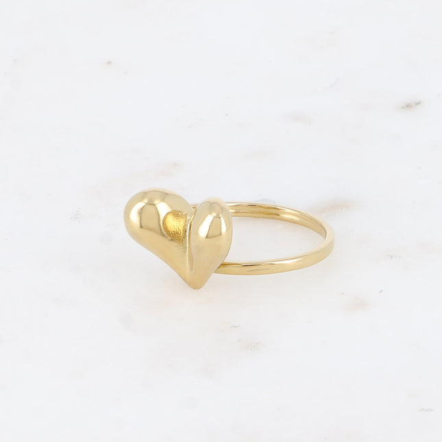 Ring - domed heart