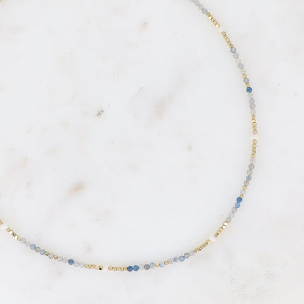 Collier Bracéline - pierres naturelles