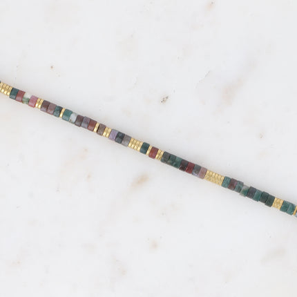 Bracelet Olivine avec pierres