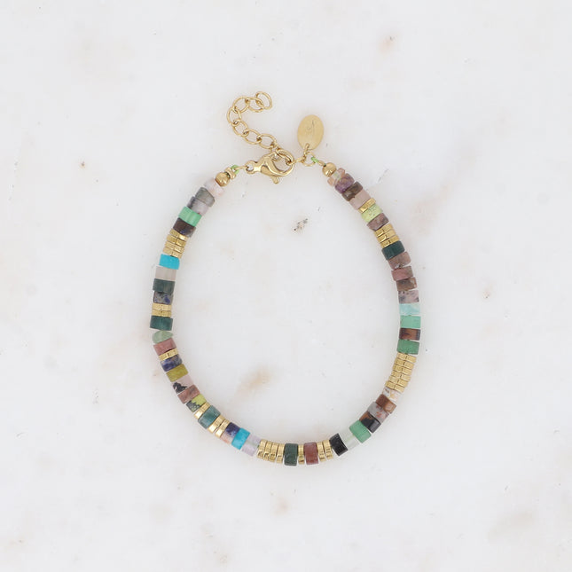 Olivine bracelet with stones