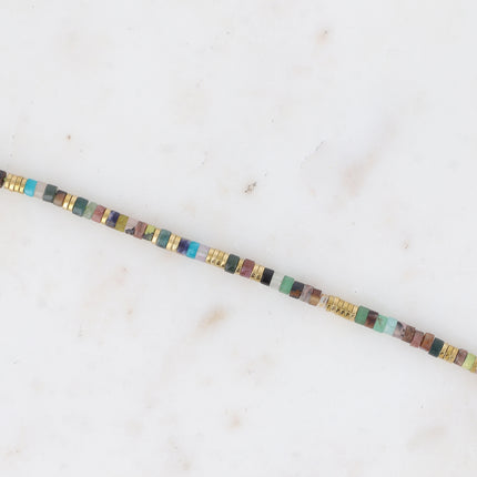 Bracelet Olivine avec pierres