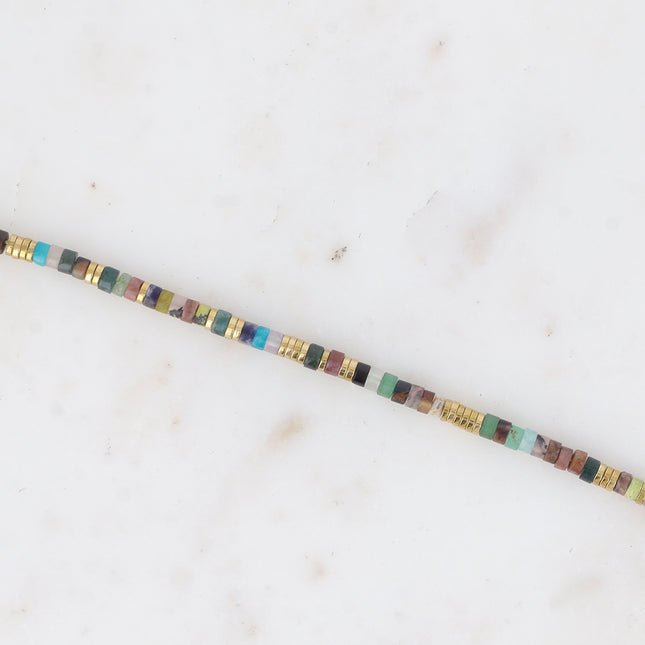 Olivine bracelet with stones
