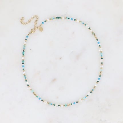 Collier Pricia avec pierres naturelles