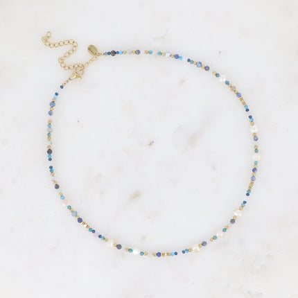 Collier Pricia avec pierres naturelles