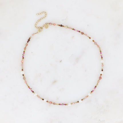 Collier Pricia avec pierres naturelles