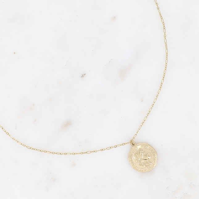 Collier - pendentif pièce de la Confédération Suisse
