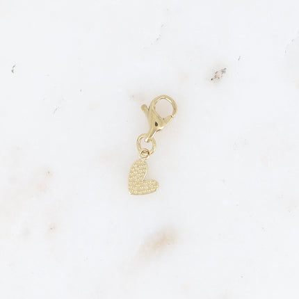Charm Arys - coeur lisse & brillant