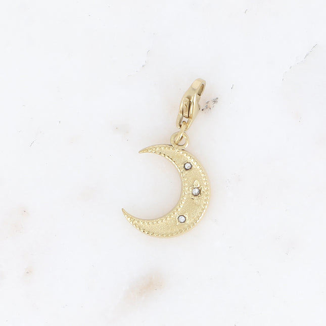 Charm - lune, étoile et oxydes de zirconium