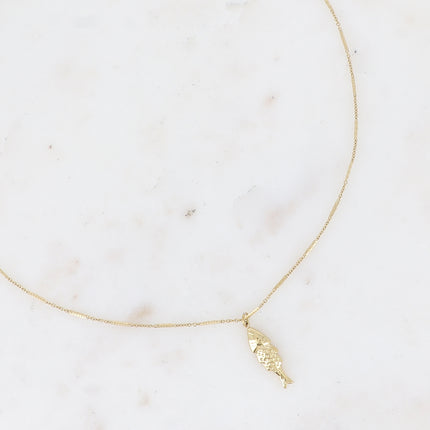 Collier Aloéa - pendentif poisson