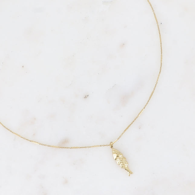 Aloe necklace - fish pendant