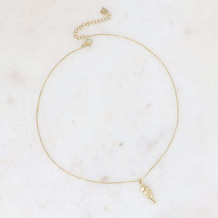 Collier Aloéa - pendentif poisson
