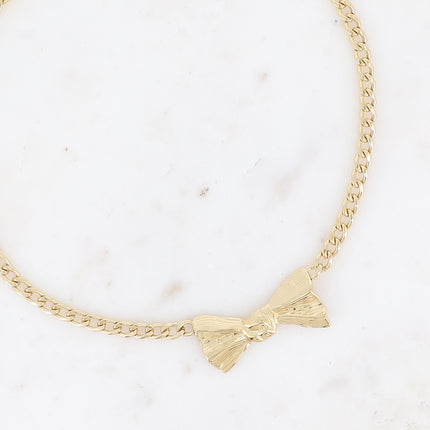 Collier Yesialla - grand pendentif noeud papillon