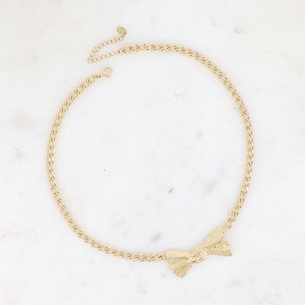 Collier Yesialla - grand pendentif noeud papillon