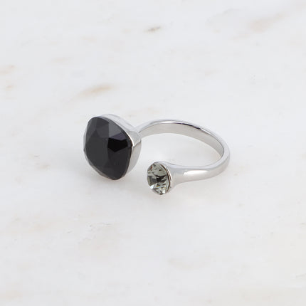 Bague Beata - ornée de 2 cristaux Swarovski®
