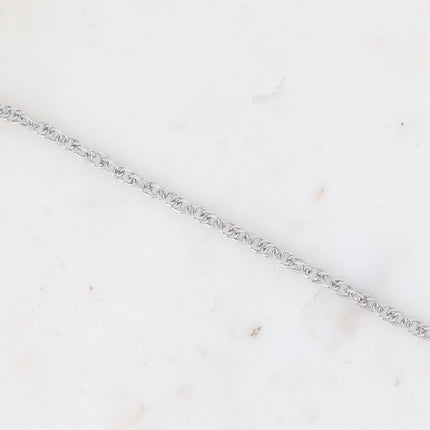 Bracelet - maille anneaux ovales torsadés épais