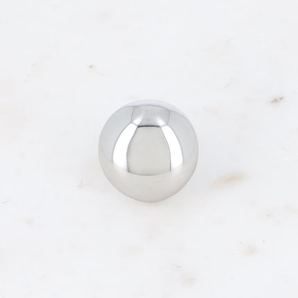 Bague Sidia - forme ronde bombée, lisse et brillante