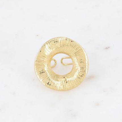 Bague Jallia - grand cercle texturé