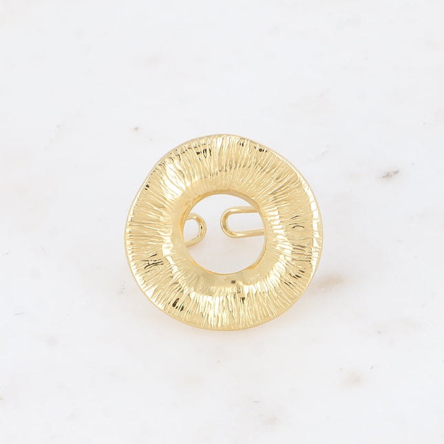 Bague Jallia - grand cercle texturé