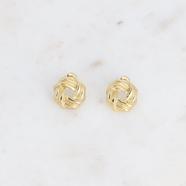 Boucles puces - cercle tressé