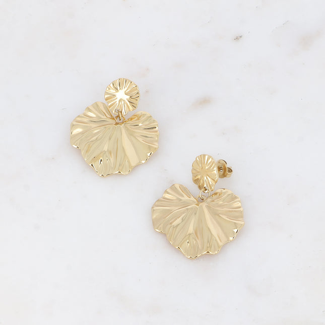 Boucles pendantes - double ginko