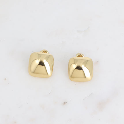 Boucles puces - carré bombé, lisse et miroir