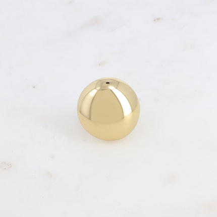 Bague Sidia - forme ronde bombée, lisse et brillante