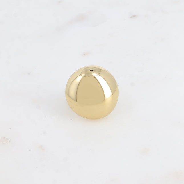 Bague Sidia - forme ronde bombée, lisse et brillante