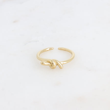 Bague fine Nyssane - motif noeud