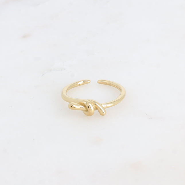 Nyssane thin ring - knot design